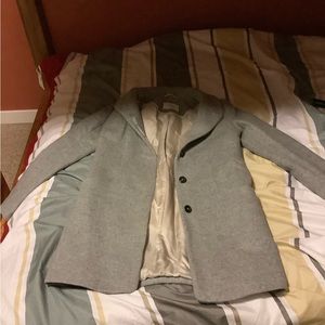 Aritzia Wilfred Cocoon Wool-Cashmere Single-Breasted Coat